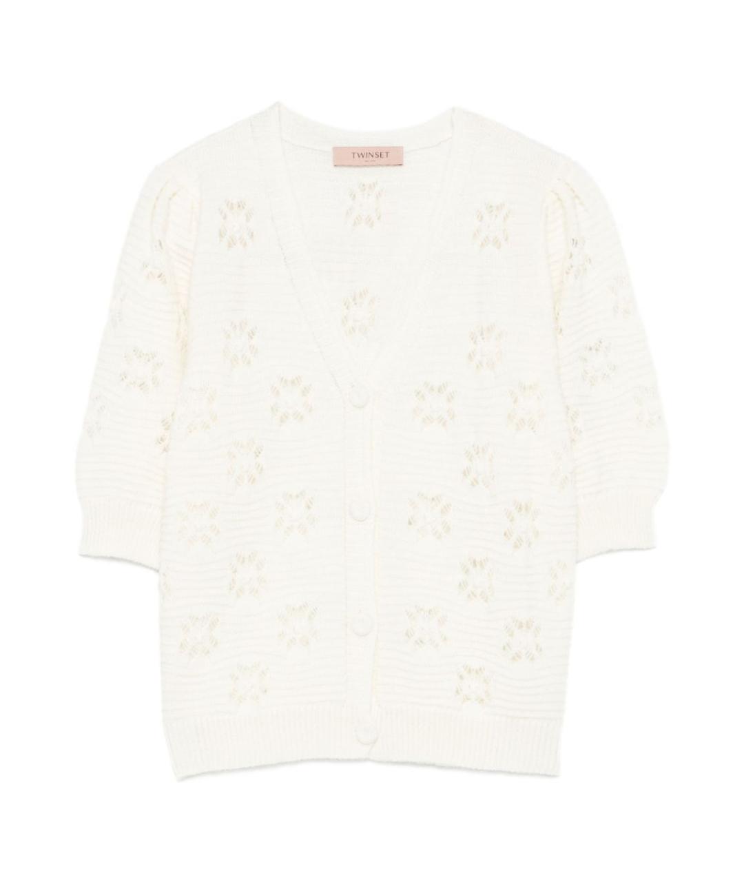 TWIN-SET Белый джемпер / свитер, фото 1