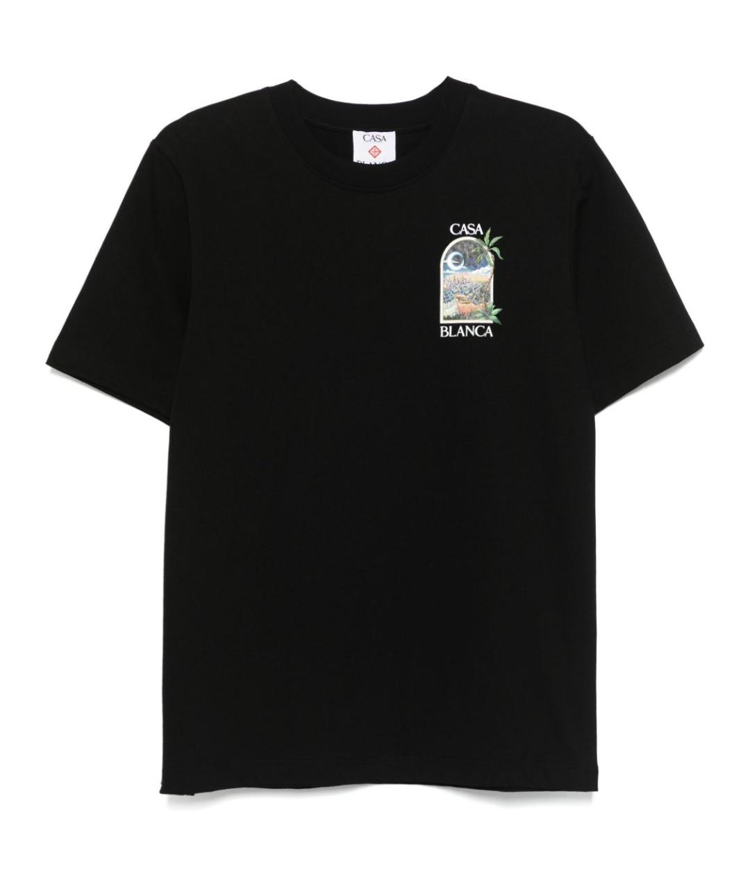 CASABLANCA Черная футболка, фото 1