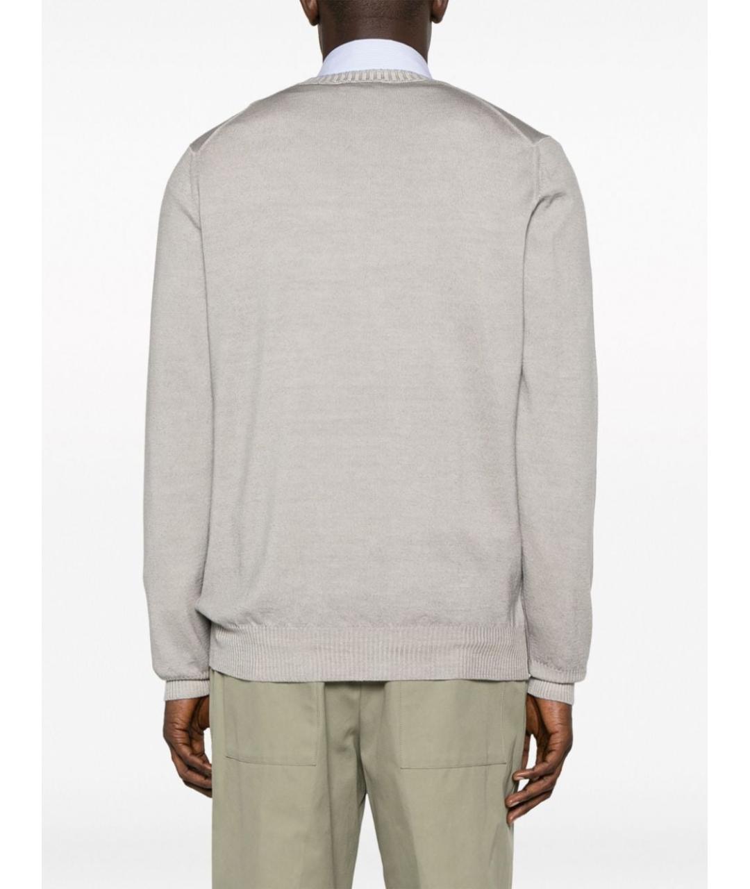 FAY Серый шерстяной джемпер / свитер, фото 5