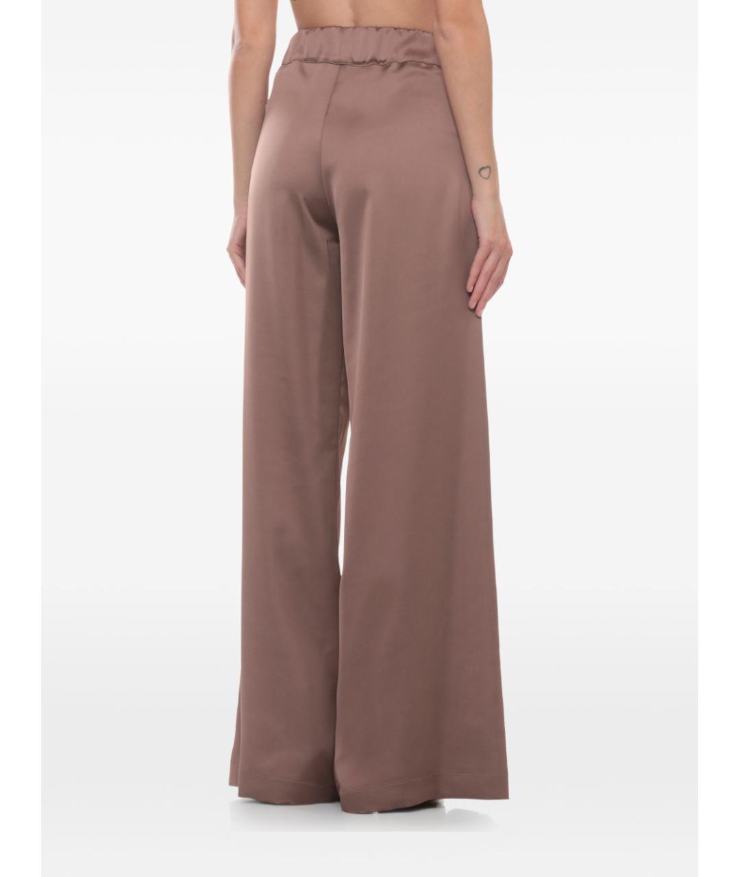 D.EXTERIOR Коричневые прямые брюки, фото 4