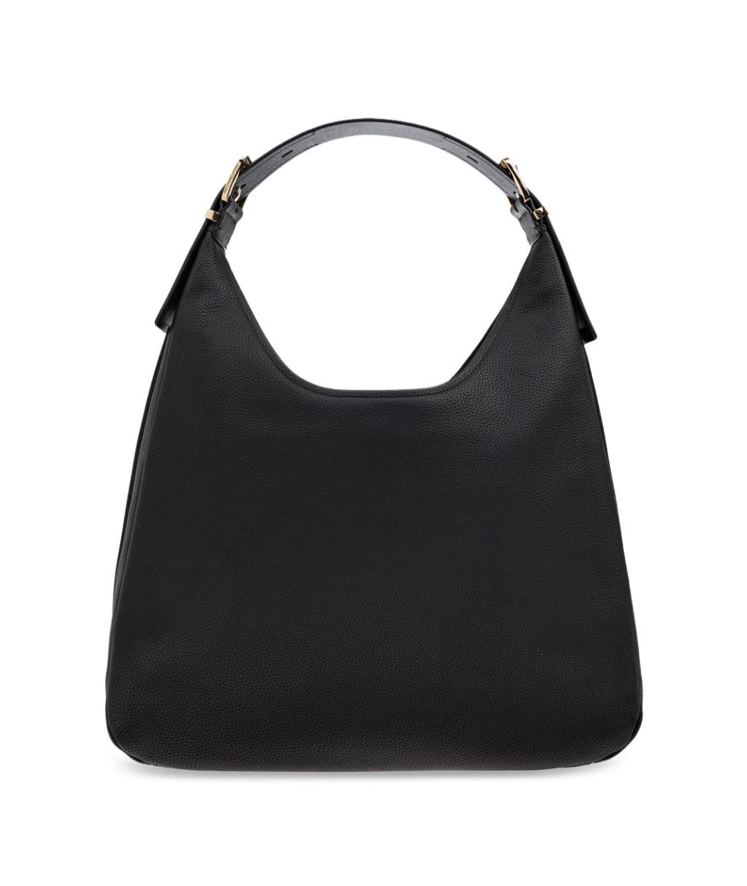 MICHAEL KORS Черная кожаная сумка тоут, фото 6