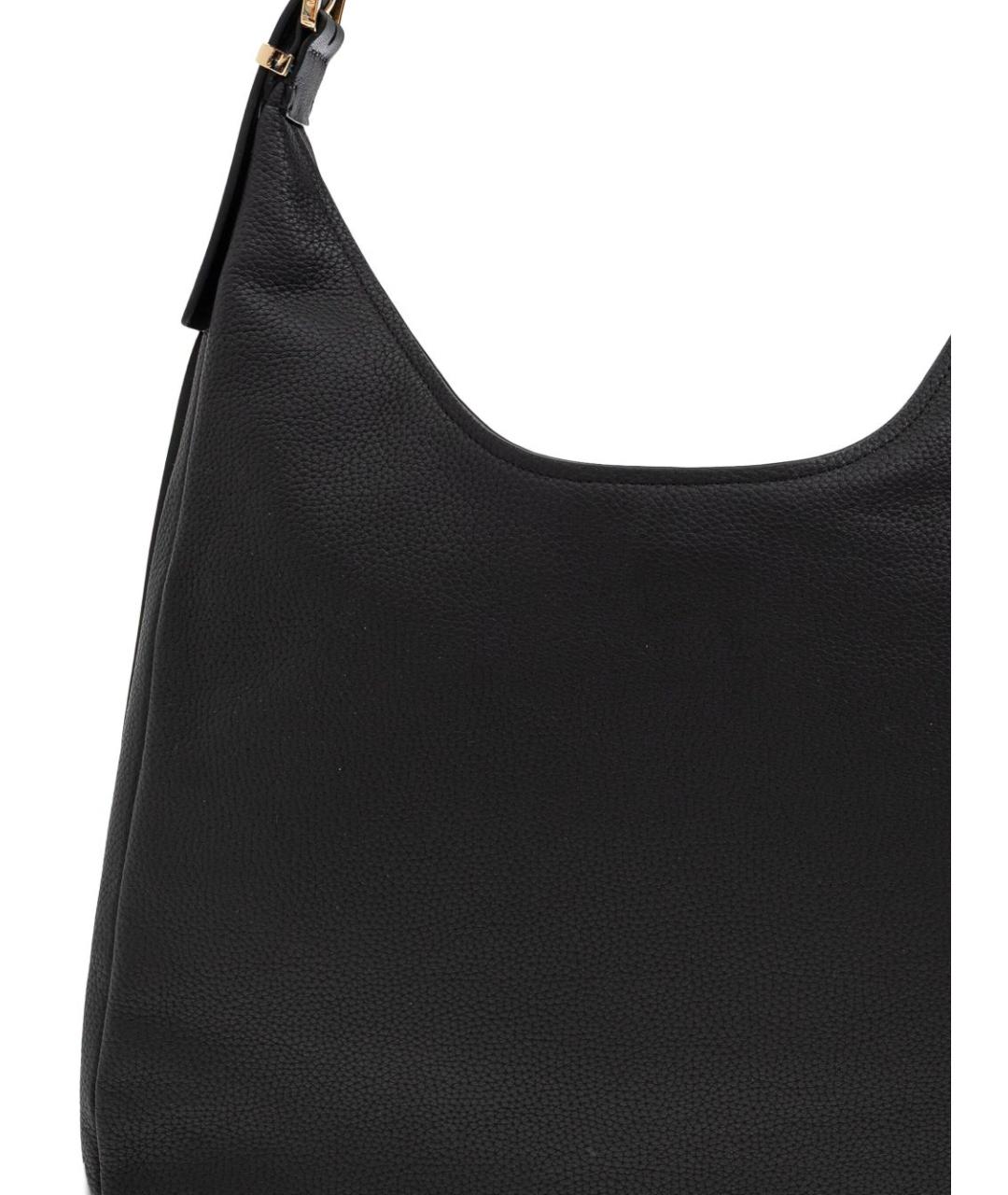 MICHAEL KORS Черная кожаная сумка тоут, фото 3