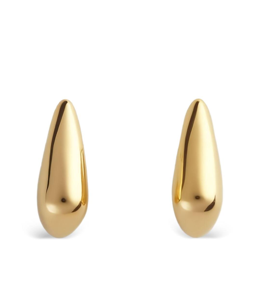 BOTTEGA VENETA Золотые серебряные серьги, фото 6