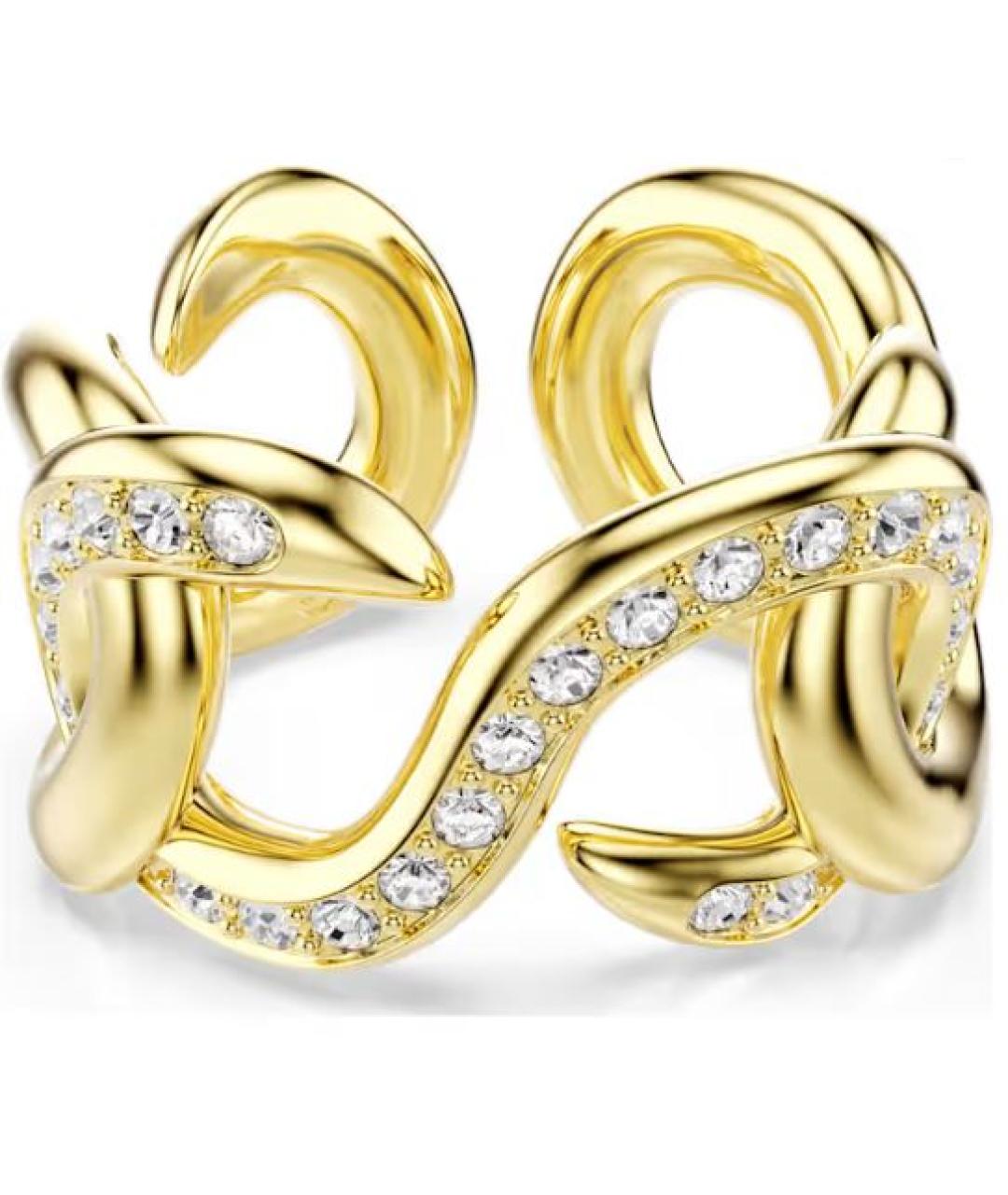 SWAROVSKI Золотое металлическое кольцо, фото 1