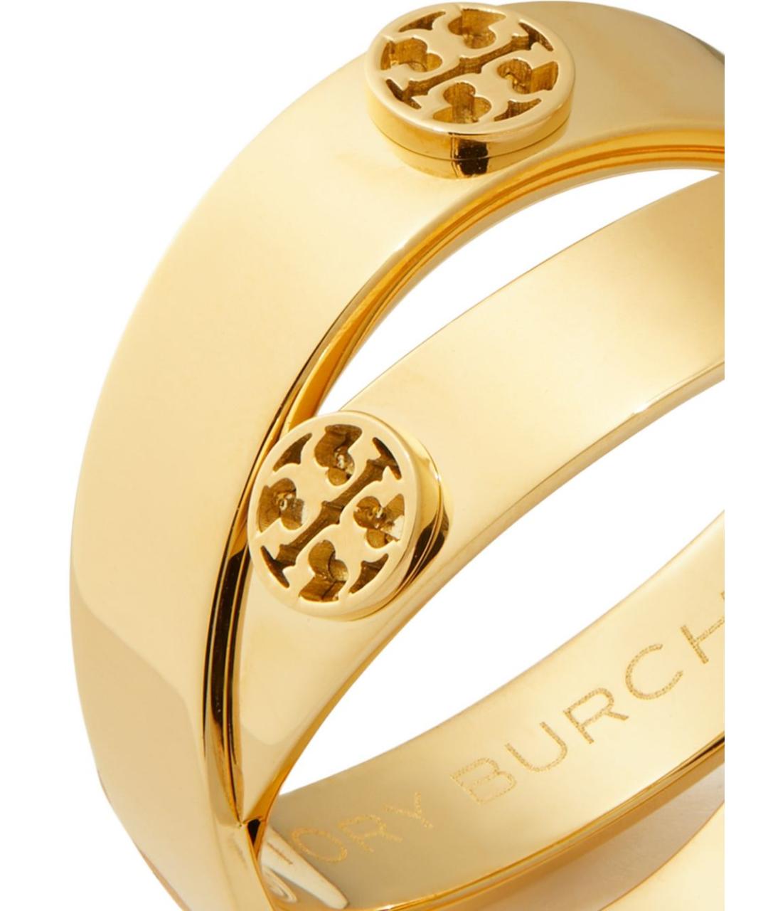 TORY BURCH Золотое металлическое кольцо, фото 2