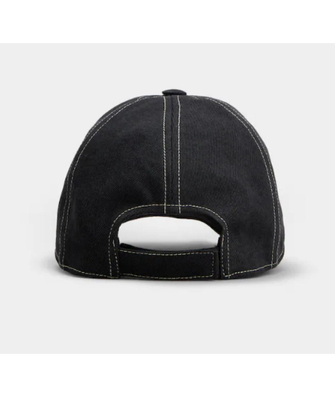 ROGER VIVIER Черная хлопковая кепка, фото 2