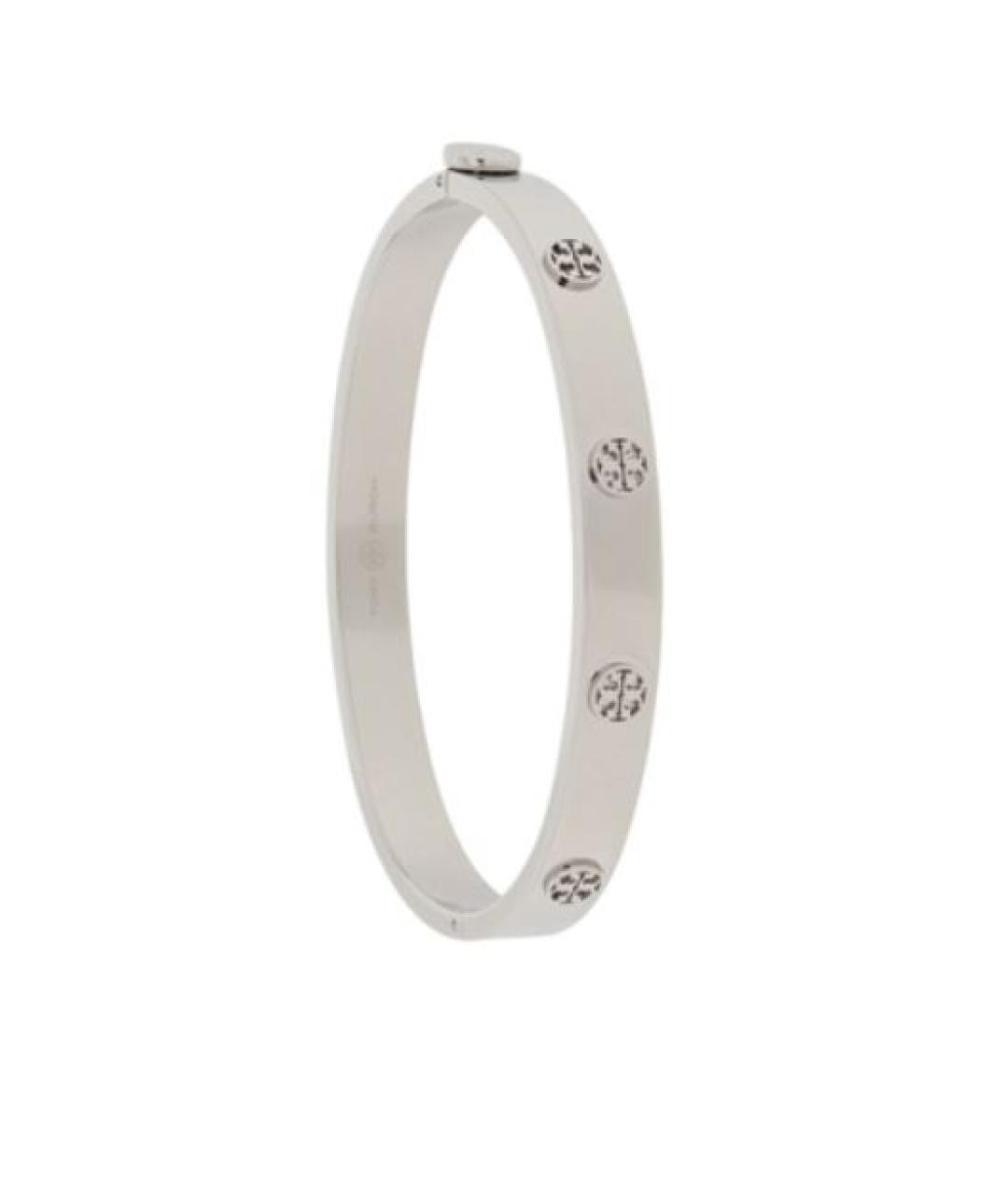 TORY BURCH Серебрянный металлический браслет, фото 4