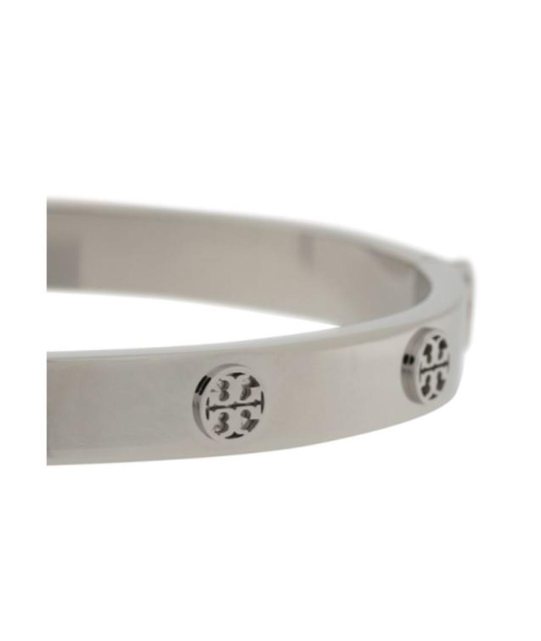 TORY BURCH Серебрянный металлический браслет, фото 5