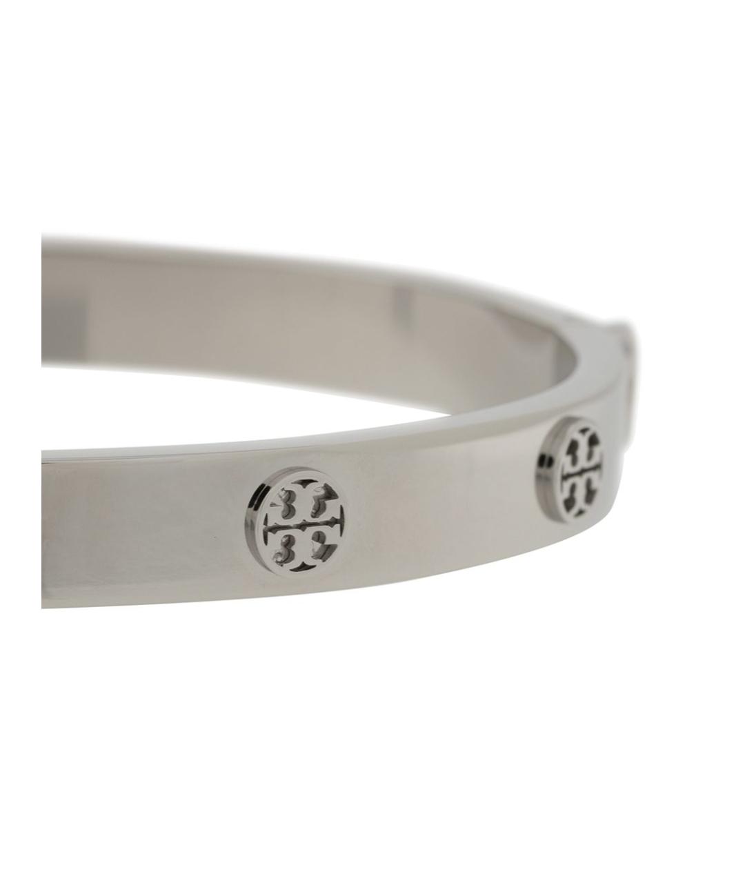 TORY BURCH Серебрянный металлический браслет, фото 2