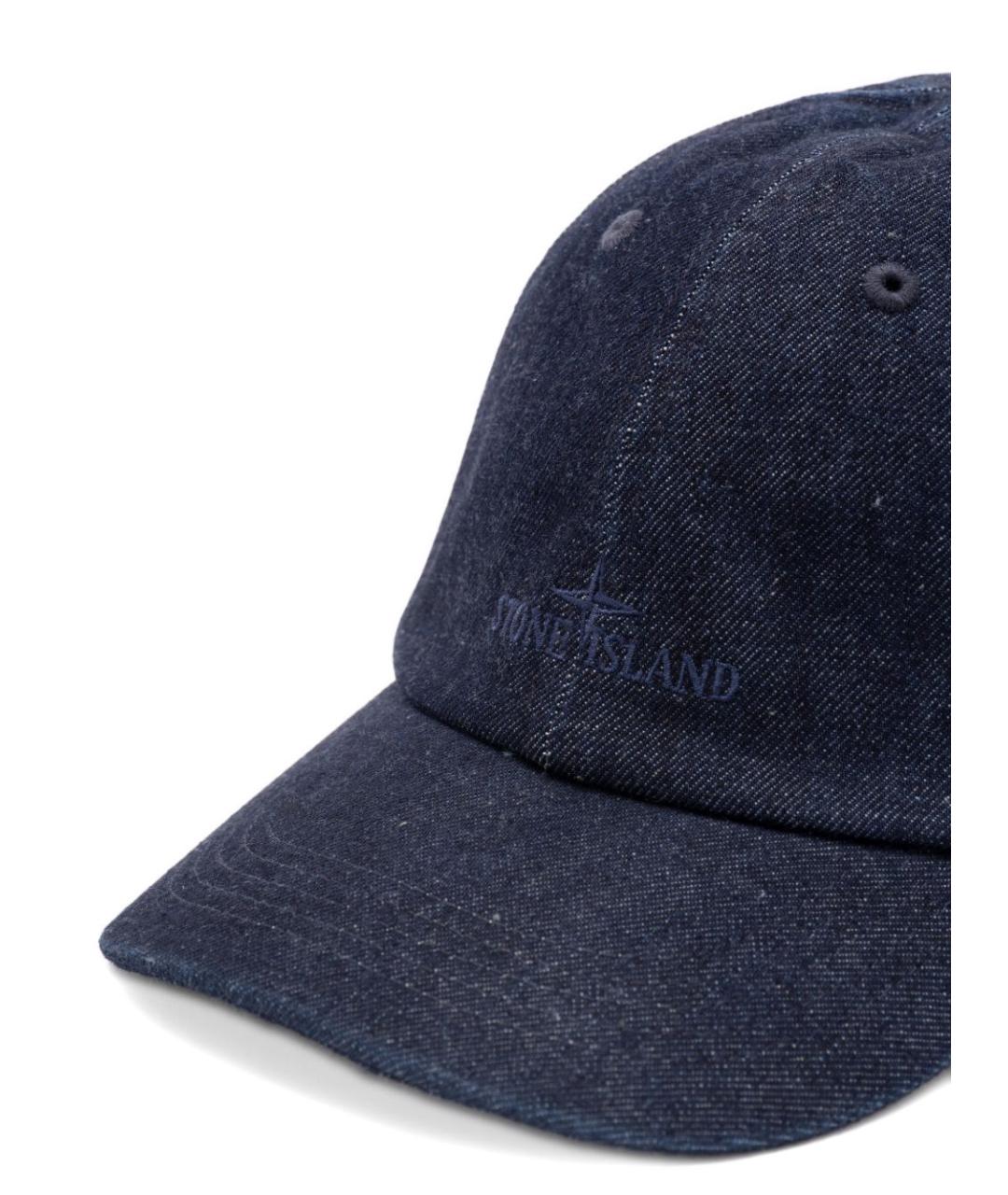 STONE ISLAND Синяя кепка/бейсболка, фото 4