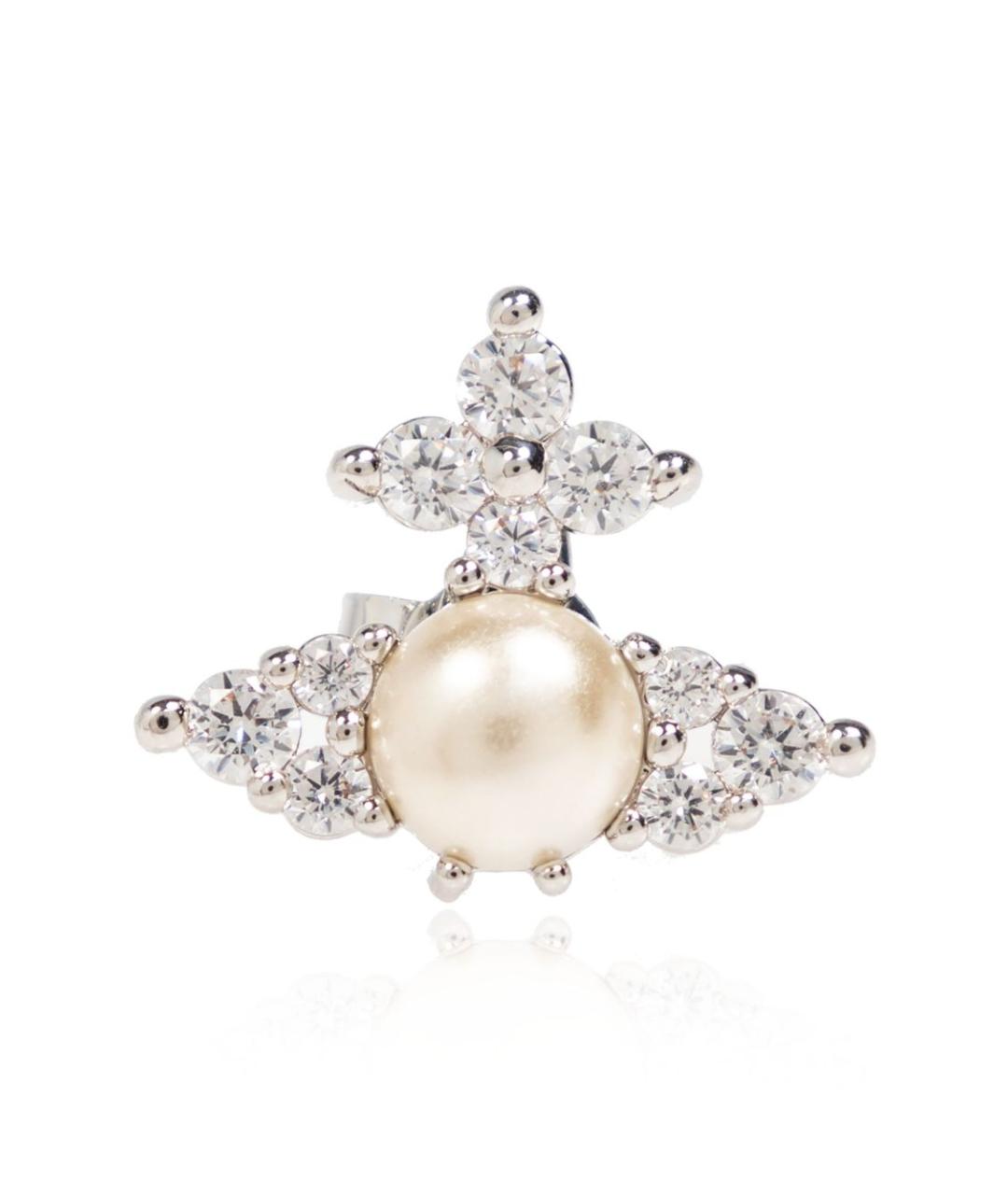 VIVIENNE WESTWOOD Серебряные металлические серьги, фото 3