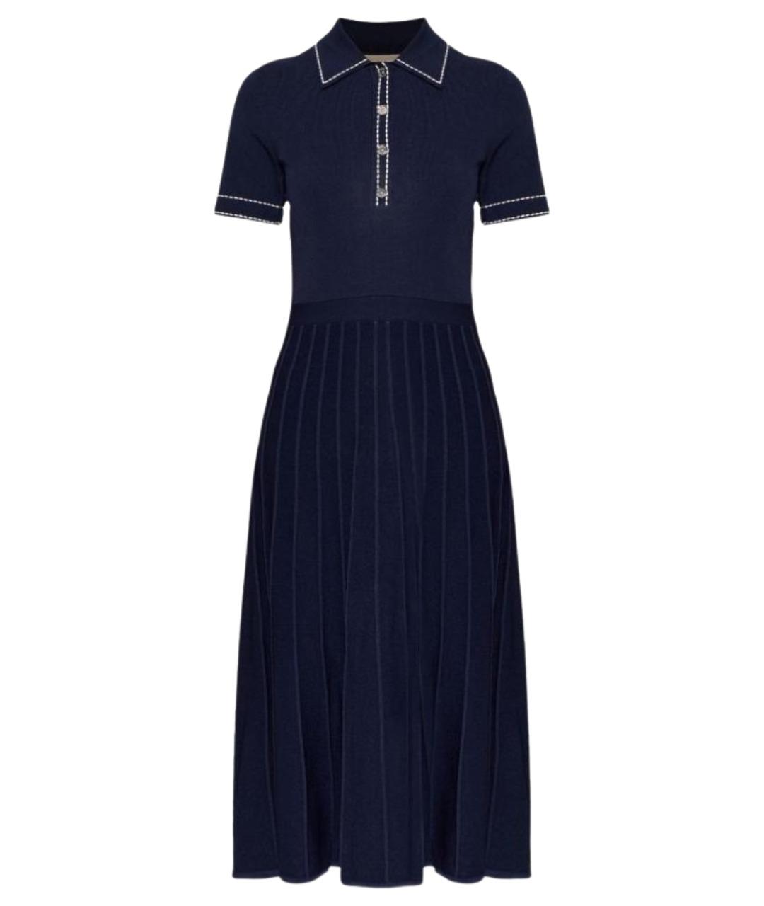 MICHAEL KORS Синее вискозное повседневное платье, фото 1