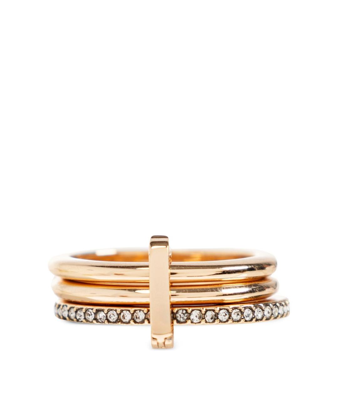 TORY BURCH Золотое латунное кольцо, фото 4