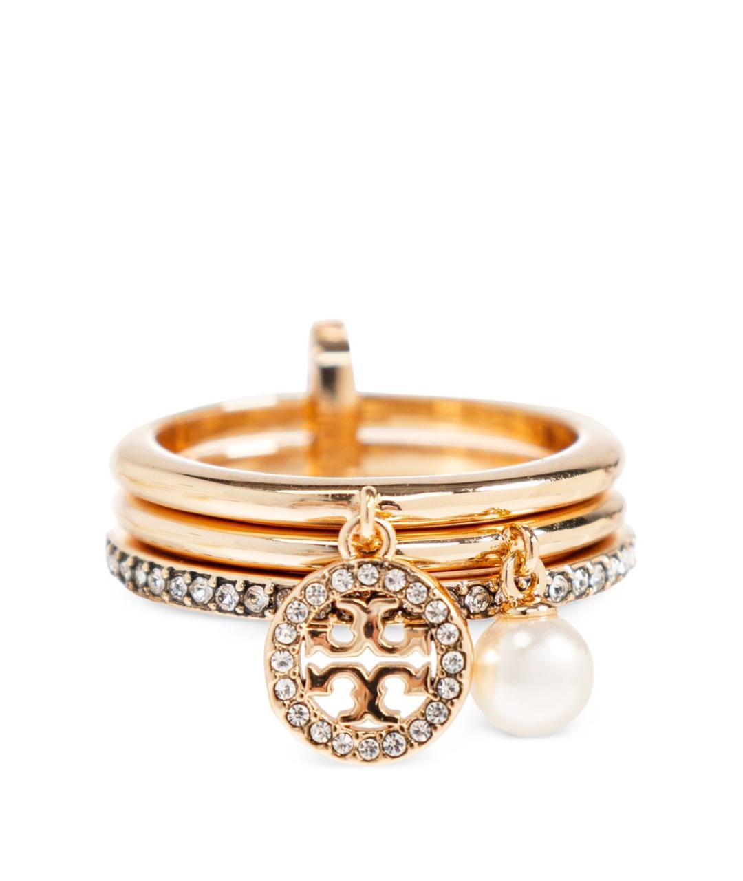 TORY BURCH Золотое латунное кольцо, фото 9