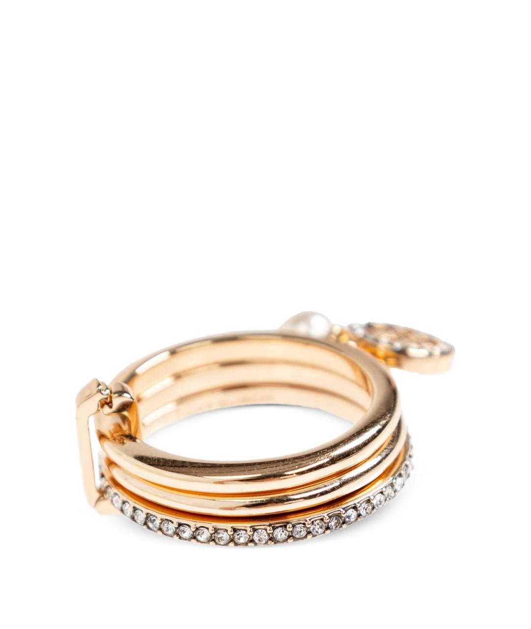 TORY BURCH Золотое латунное кольцо, фото 8