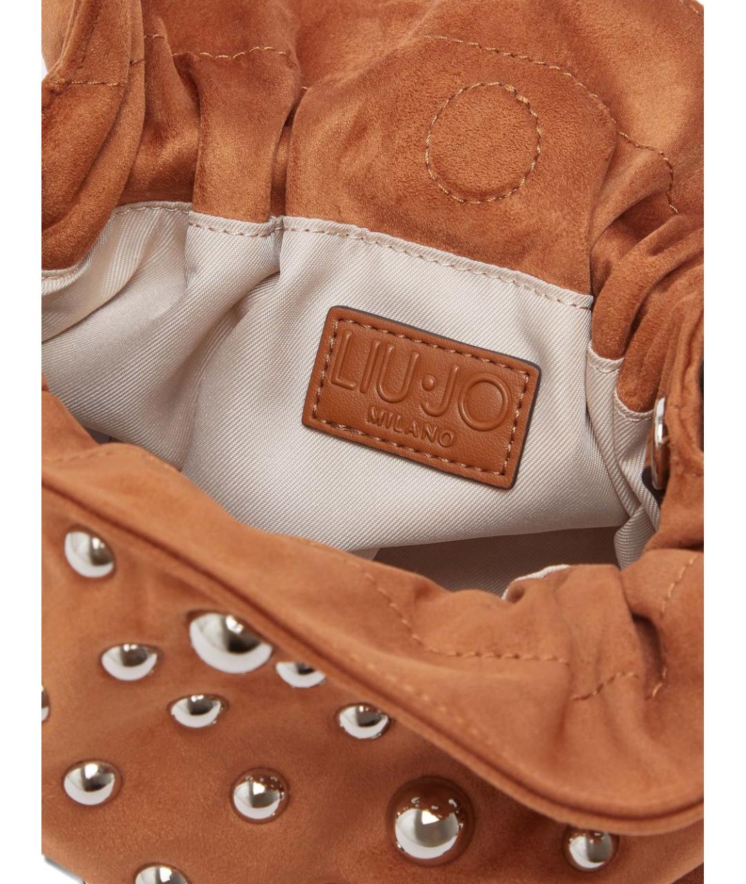 LIU JO Коричневая сумка через плечо, фото 4