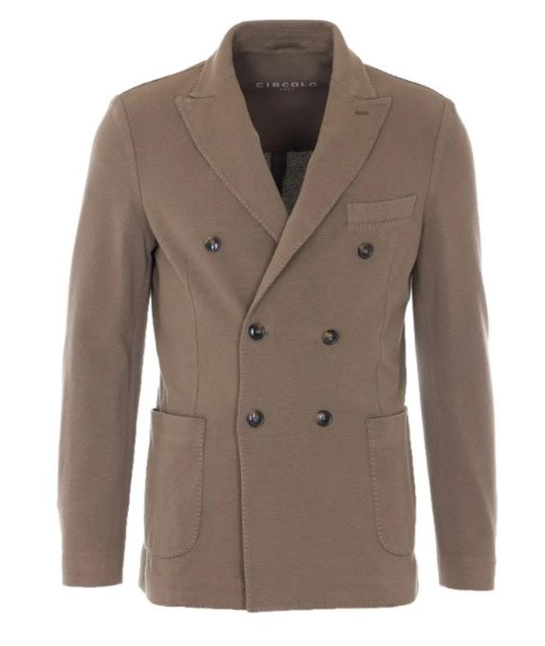 CIRCOLO 1901 Коричневый пиджак, фото 1