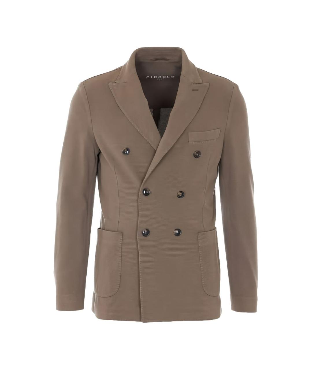 CIRCOLO 1901 Коричневый пиджак, фото 4