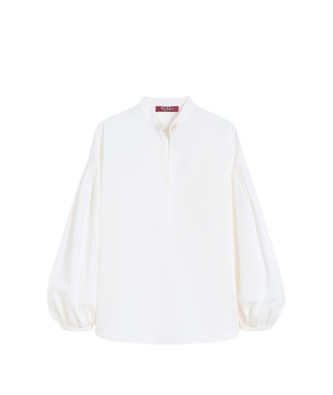 MAX MARA STUDIO Бежевая хлопковая рубашка, фото 1