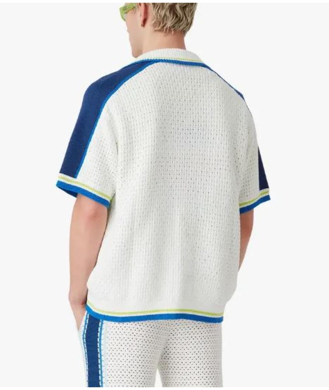 CASABLANCA Белое поло с коротким рукавом, фото 2