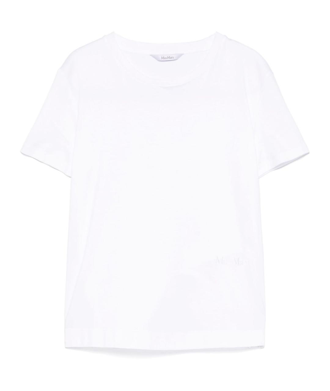 MAX MARA Белая футболка, фото 1