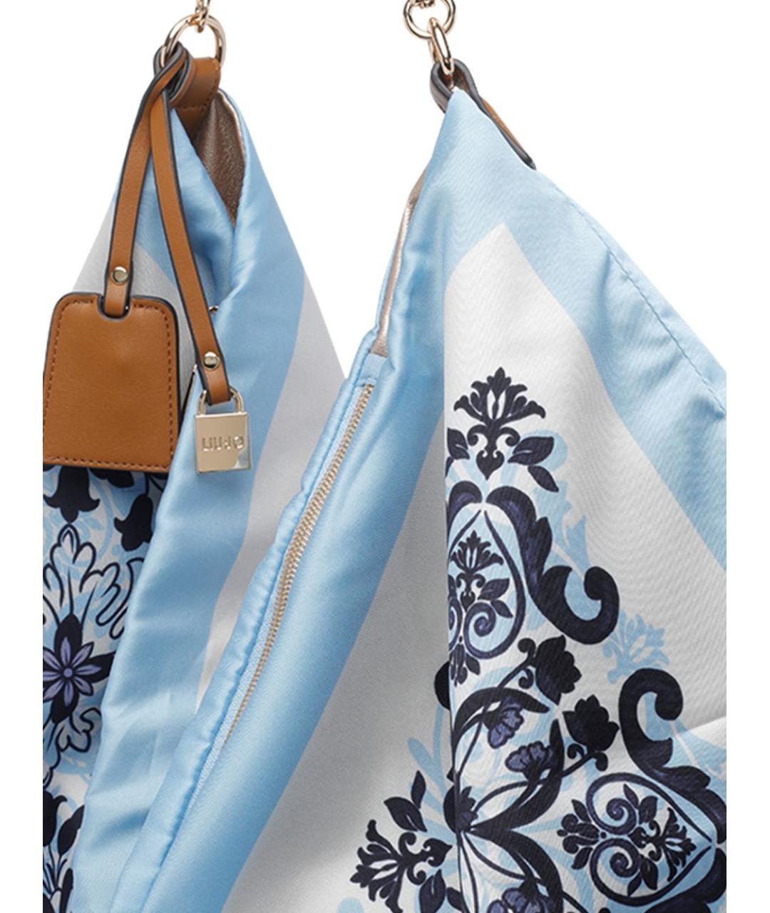 LIU JO Синяя сумка тоут, фото 2