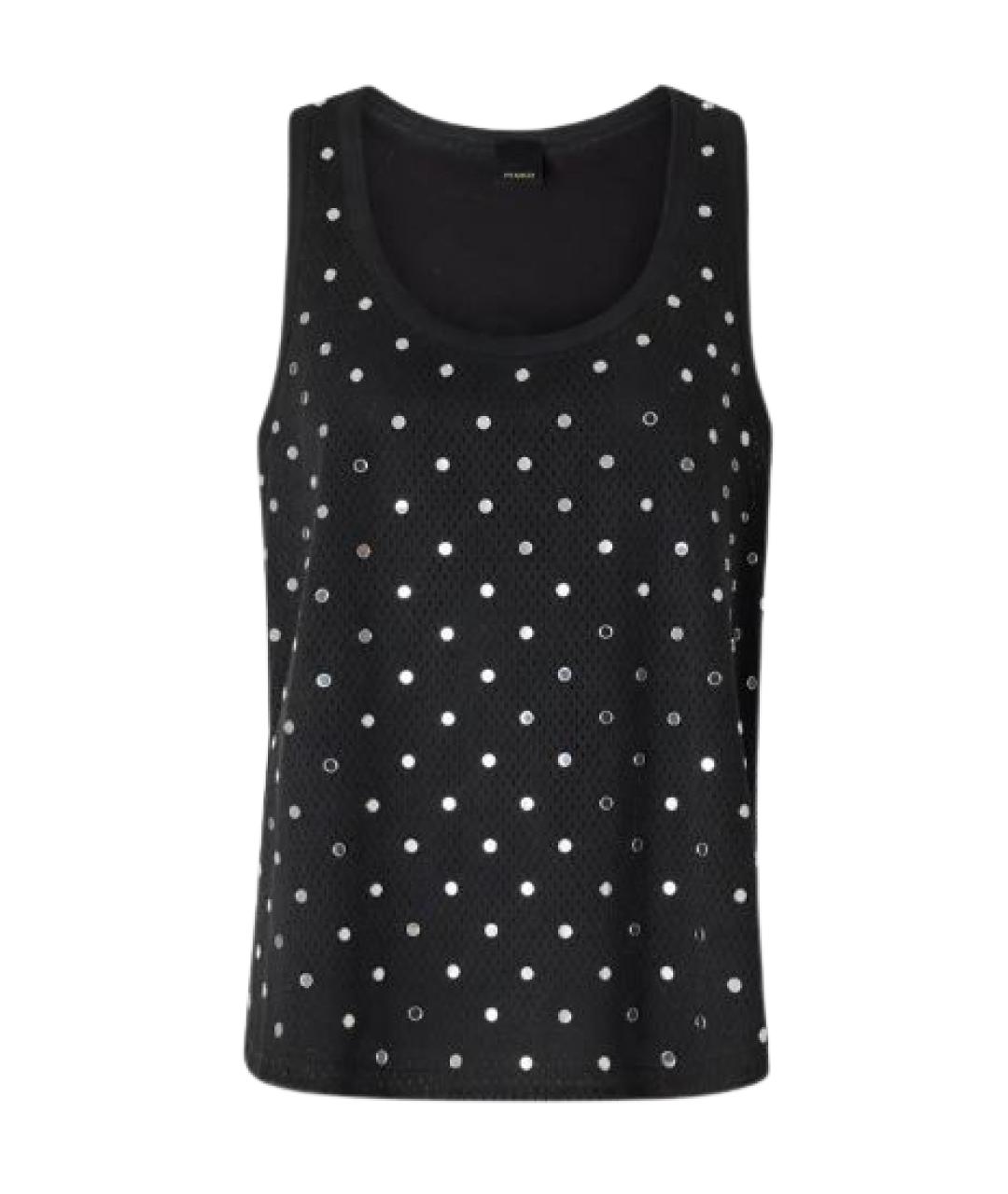 PINKO Серая хлопковая майка, фото 1