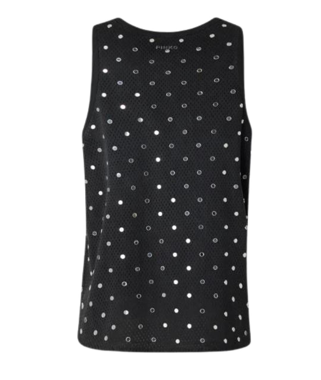 PINKO Серая хлопковая майка, фото 2