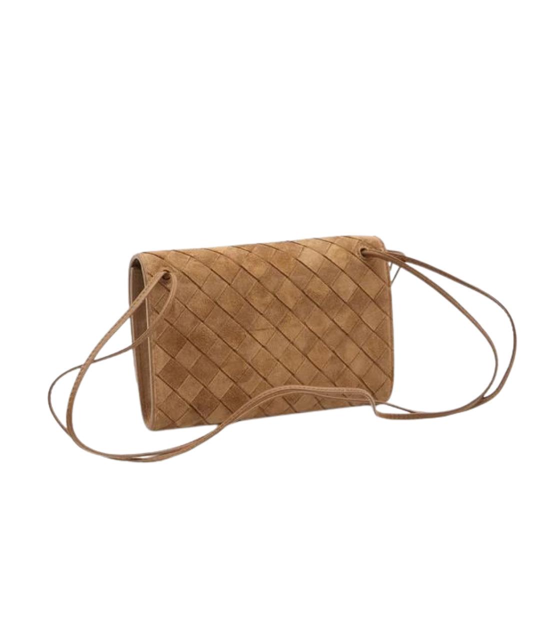 BOTTEGA VENETA Коричневая сумка с короткими ручками, фото 2