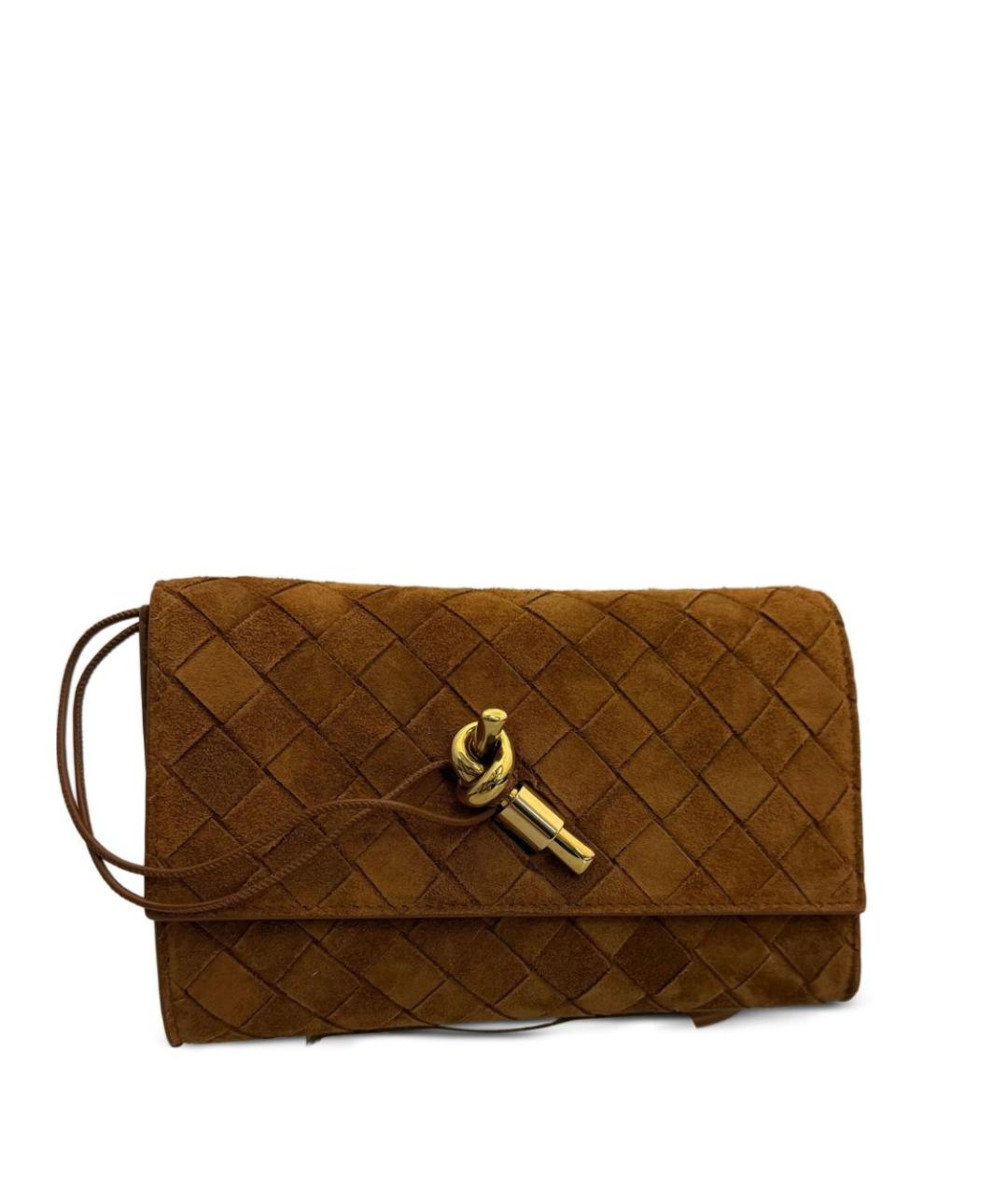 BOTTEGA VENETA Коричневая сумка с короткими ручками, фото 4