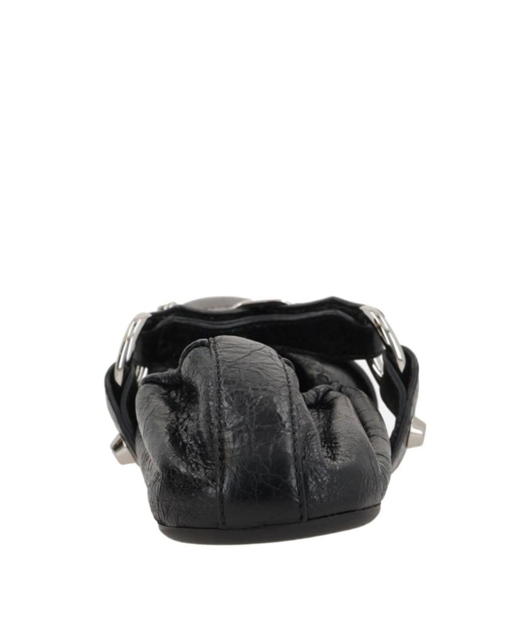 BALENCIAGA Черные балетки, фото 2