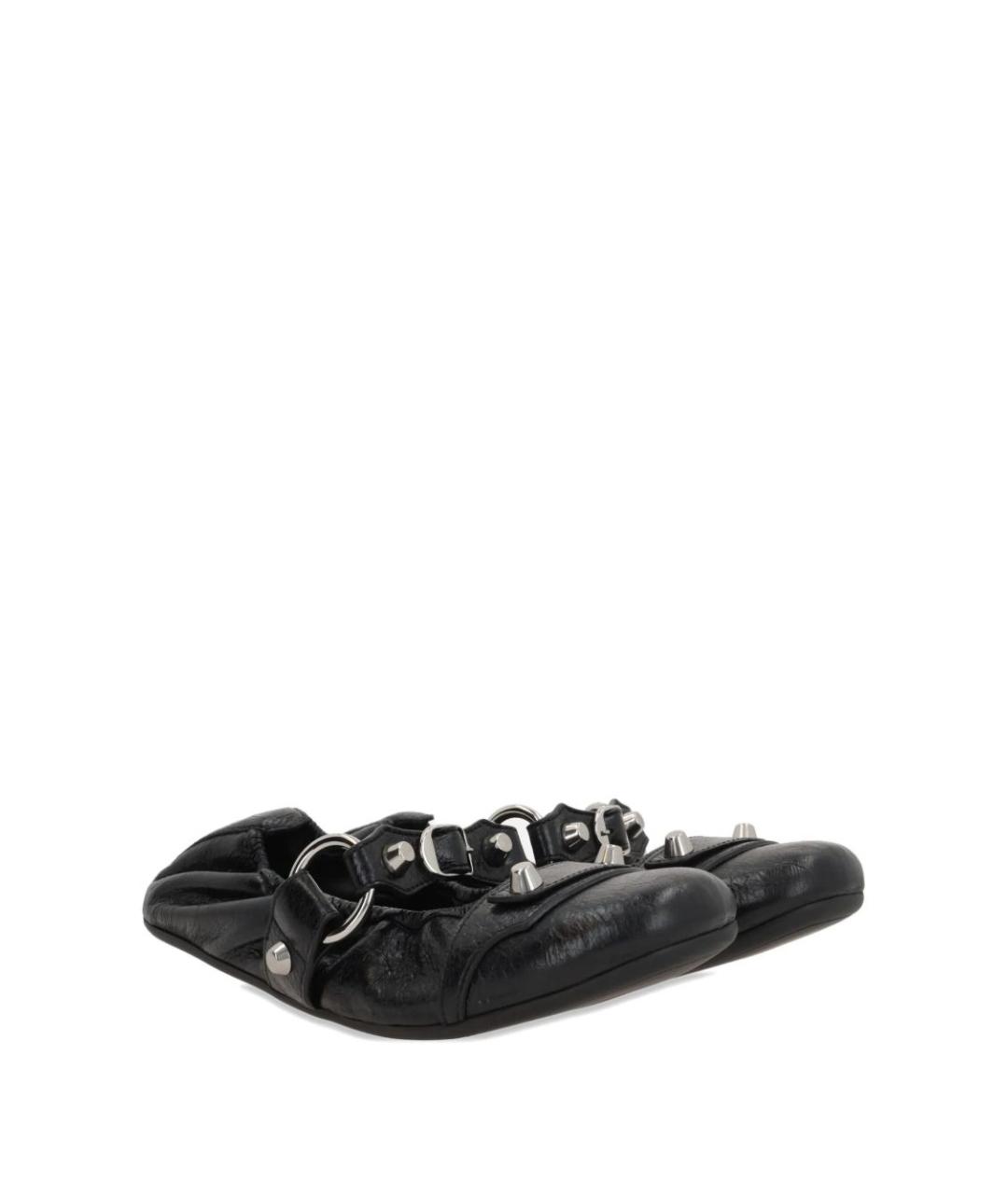 BALENCIAGA Черные балетки, фото 4