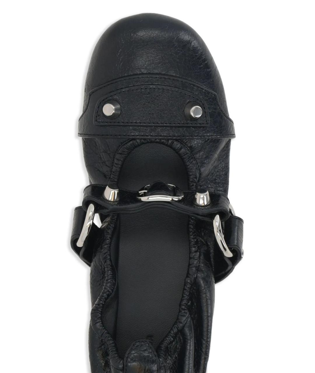 BALENCIAGA Черные балетки, фото 3