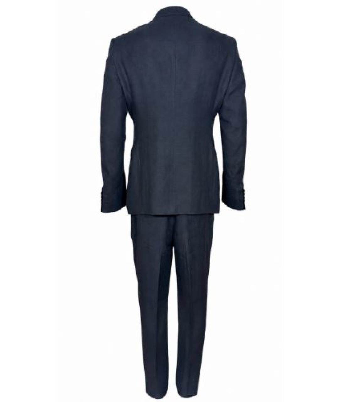 GIORGIO ARMANI Синий классический костюм, фото 2