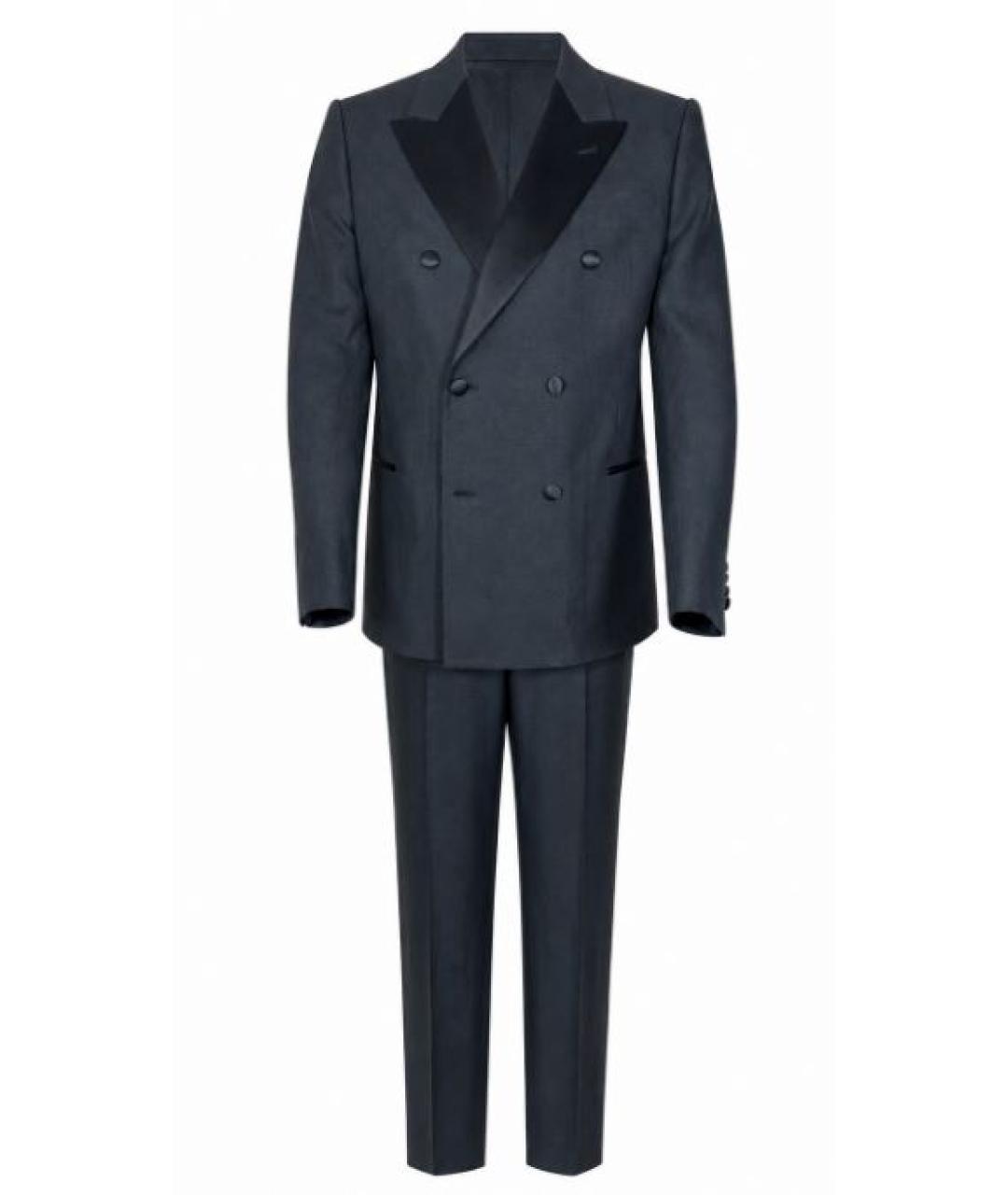 GIORGIO ARMANI Синий классический костюм, фото 1