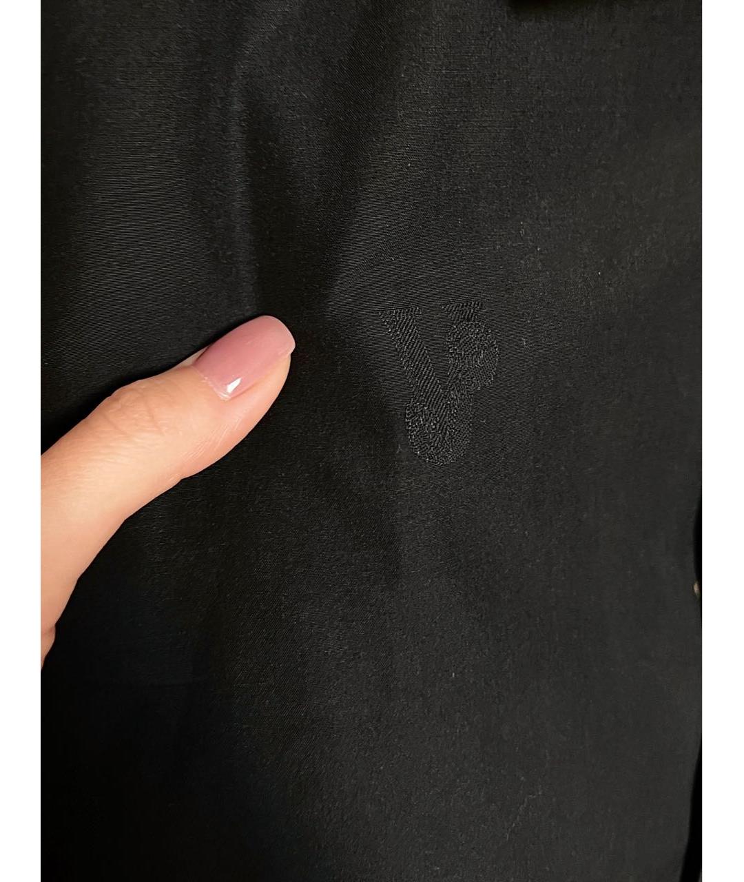 VERSACE JEANS COUTURE Черная хлопковая кэжуал рубашка, фото 5