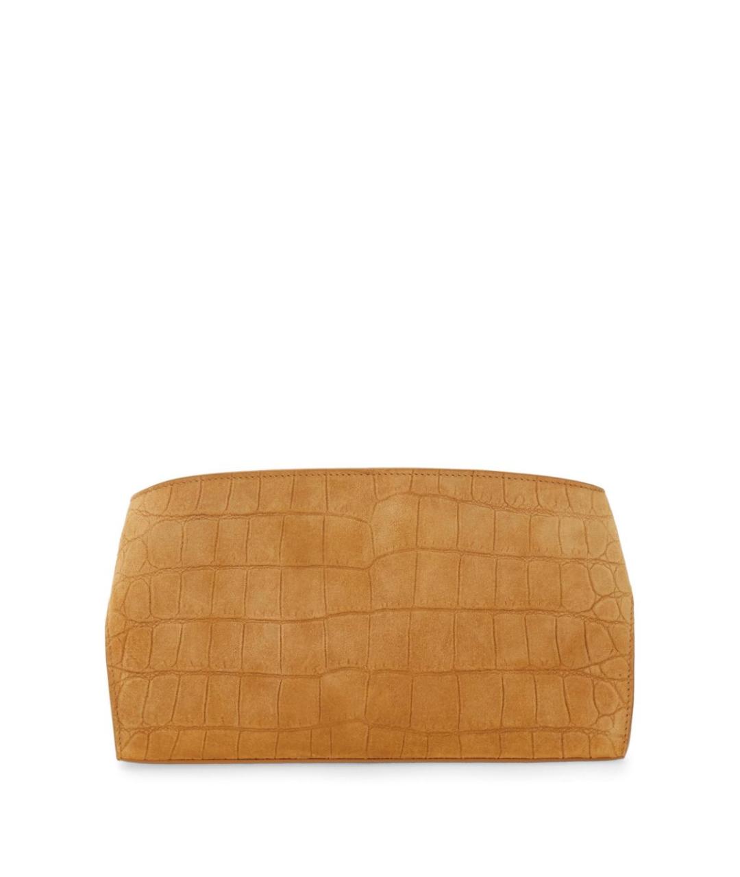 FERRAGAMO Коричневая кожаная сумка через плечо, фото 3