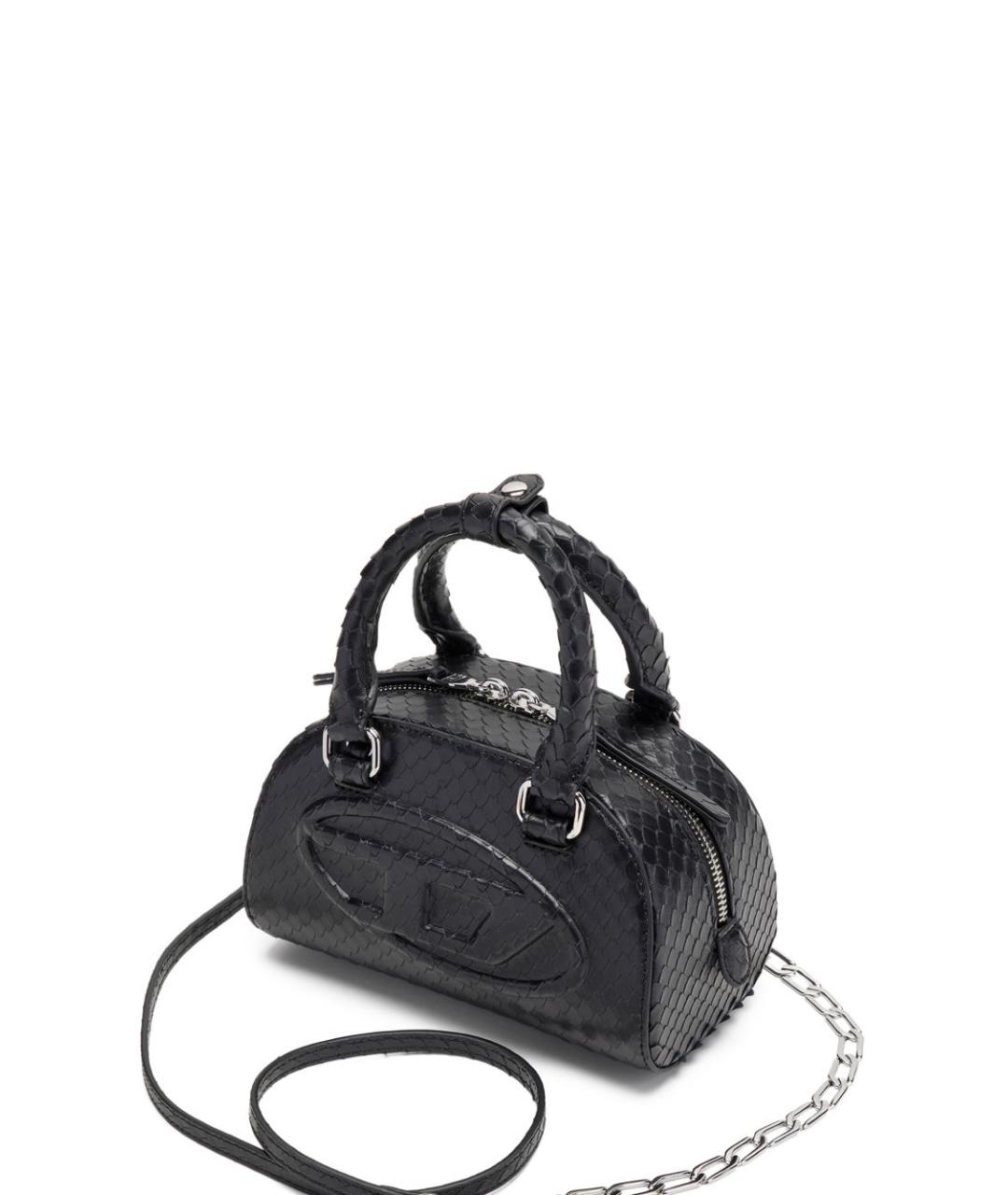 DIESEL Черная сумка с короткими ручками, фото 5