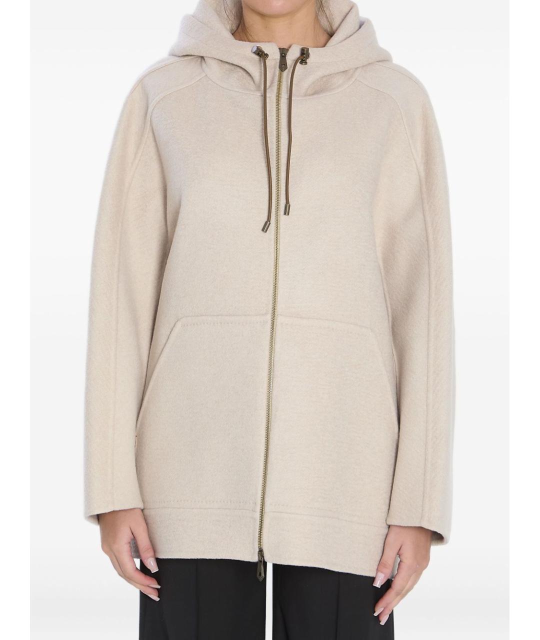 MAX MARA Бежевое кашемировое пальто, фото 5