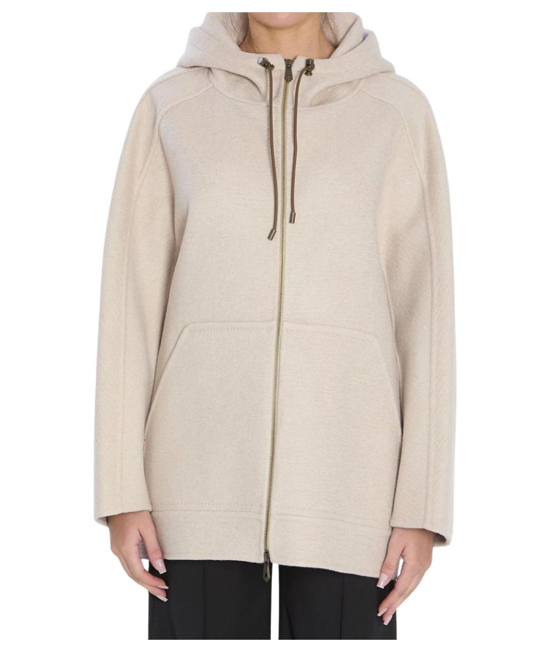 MAX MARA Бежевое кашемировое пальто, фото 1