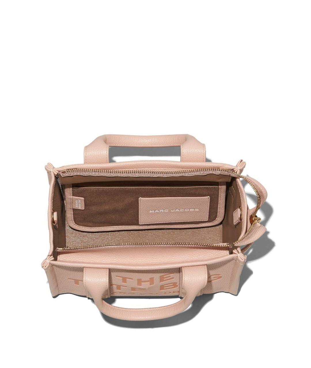 MARC JACOBS Розовая кожаная сумка тоут, фото 5