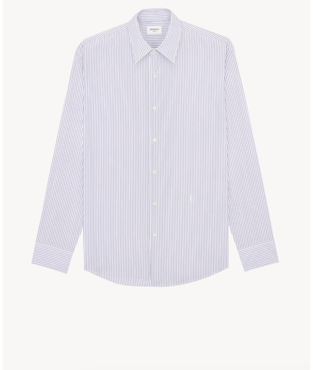 SAINT LAURENT Мульти хлопковая кэжуал рубашка, фото 3