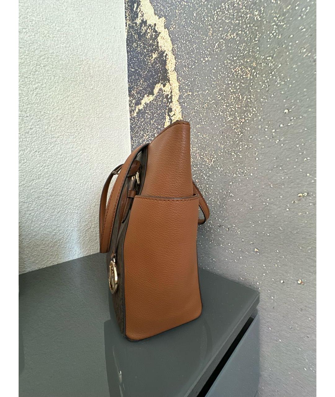 MICHAEL KORS Коричневая сумка тоут, фото 2