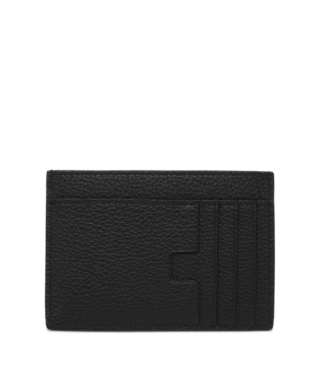 TOM FORD Черный кожаный кардхолдер, фото 3