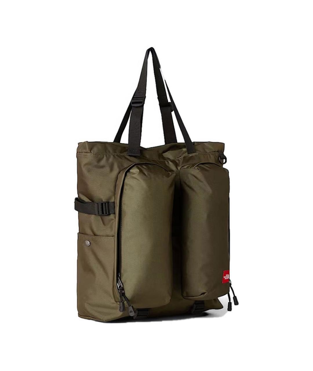 THE NORTH FACE Зеленая синтетическая сумка тоут, фото 1