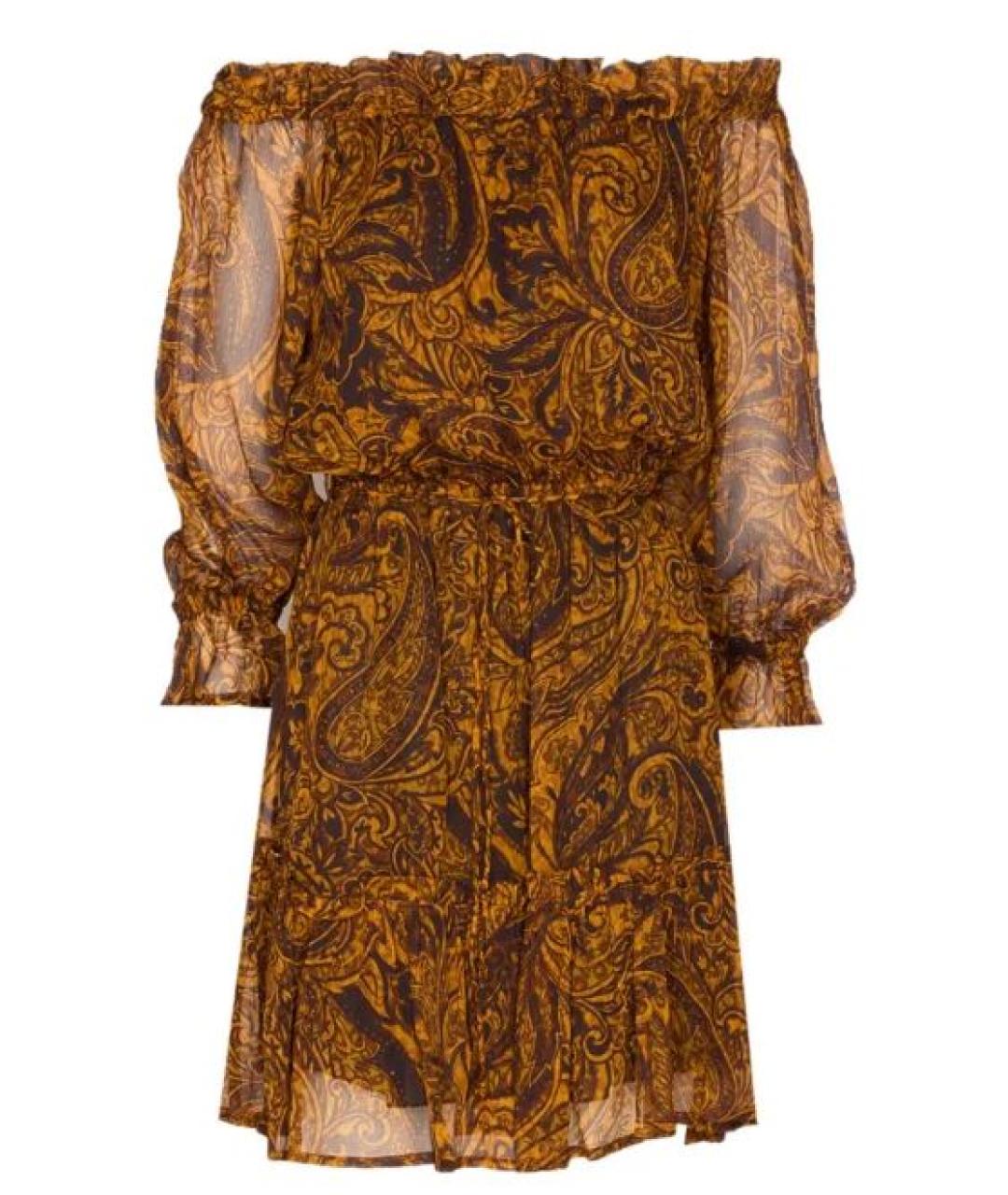 PINKO Желтое повседневное платье, фото 1