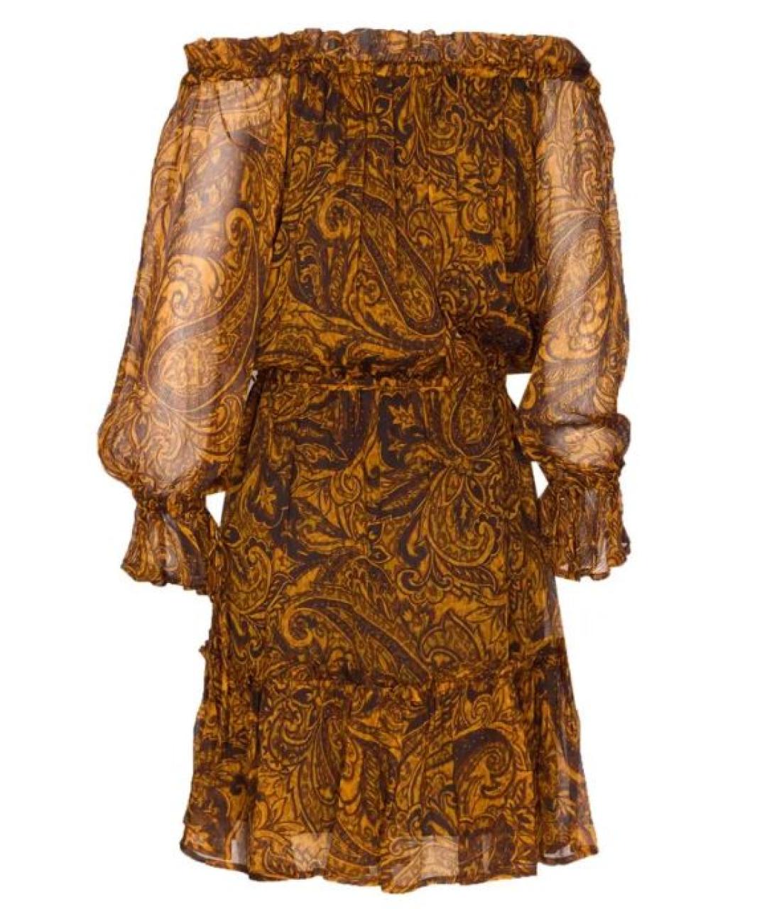 PINKO Желтое повседневное платье, фото 2