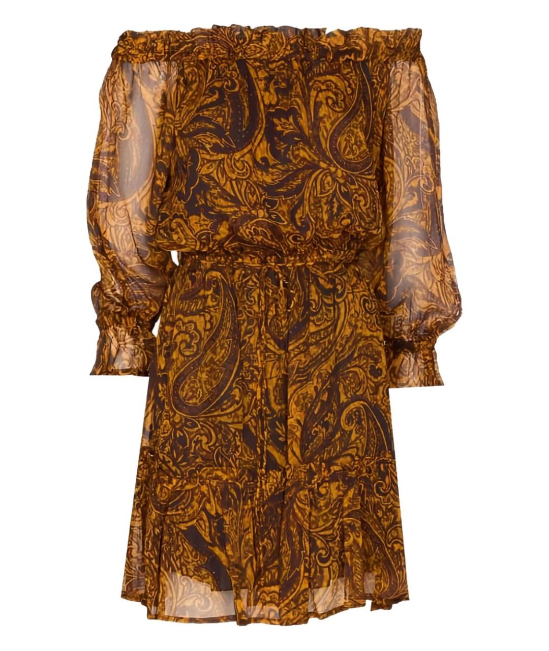 PINKO Желтое повседневное платье, фото 3