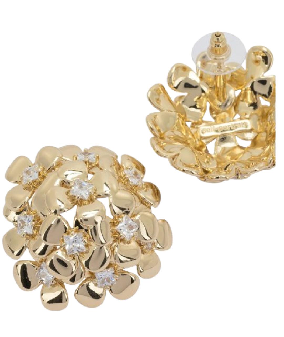 SELF-PORTRAIT Золотые металлические серьги, фото 2