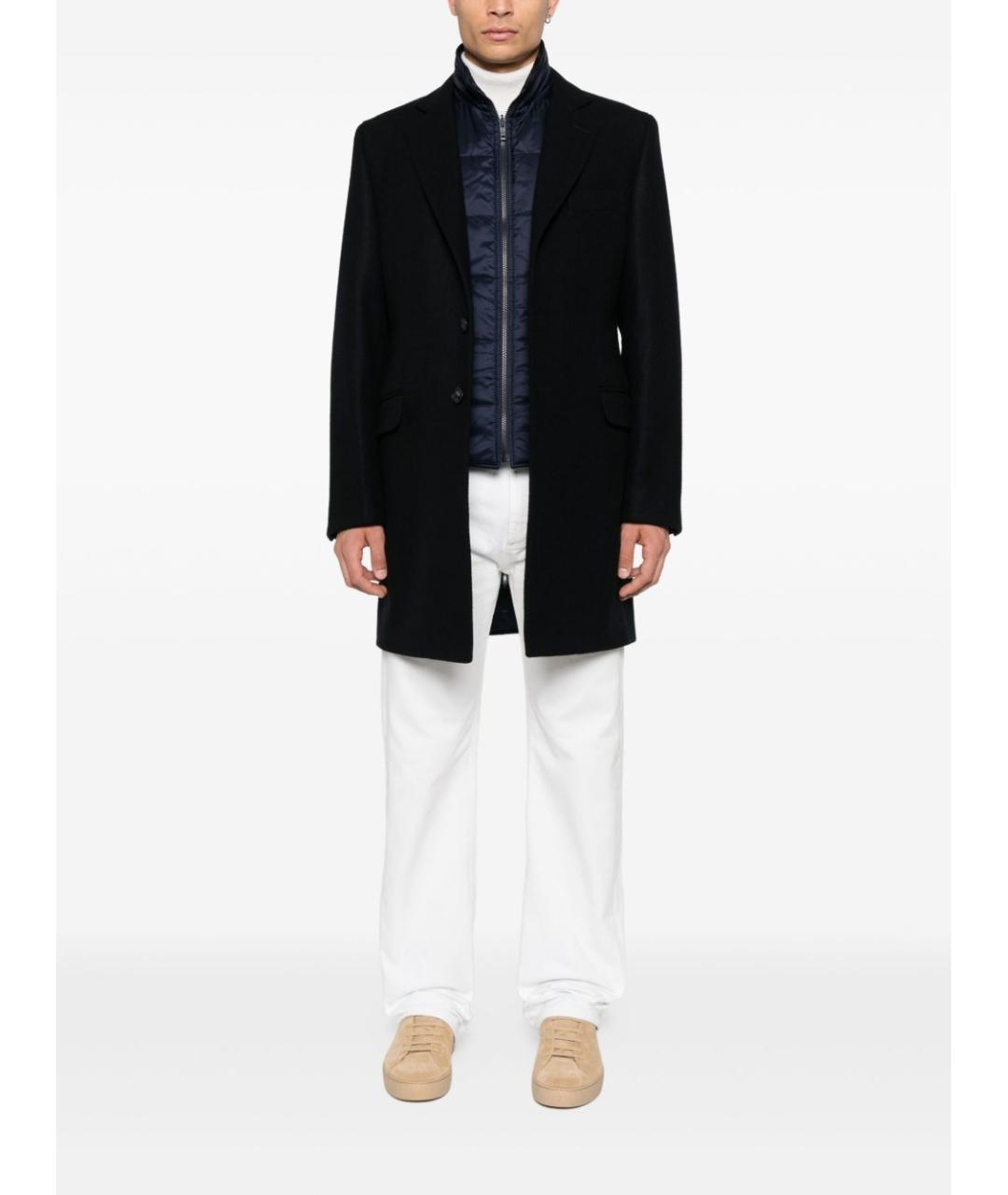 FAY Темно-синее шерстяное пальто, фото 2